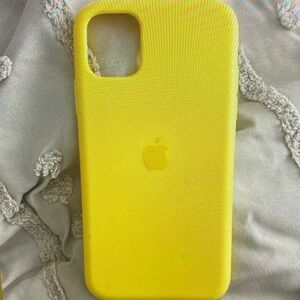 Apple Bright Yellow iPhone Case
